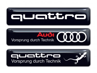 Audi Quattro black set