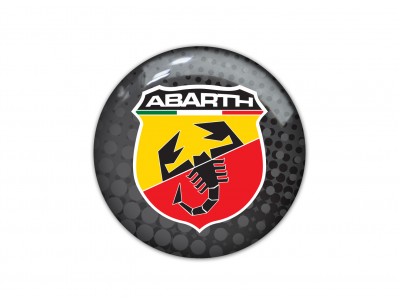 Abarth round black