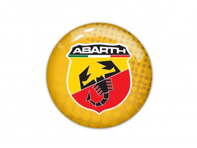 Abarth round yellow