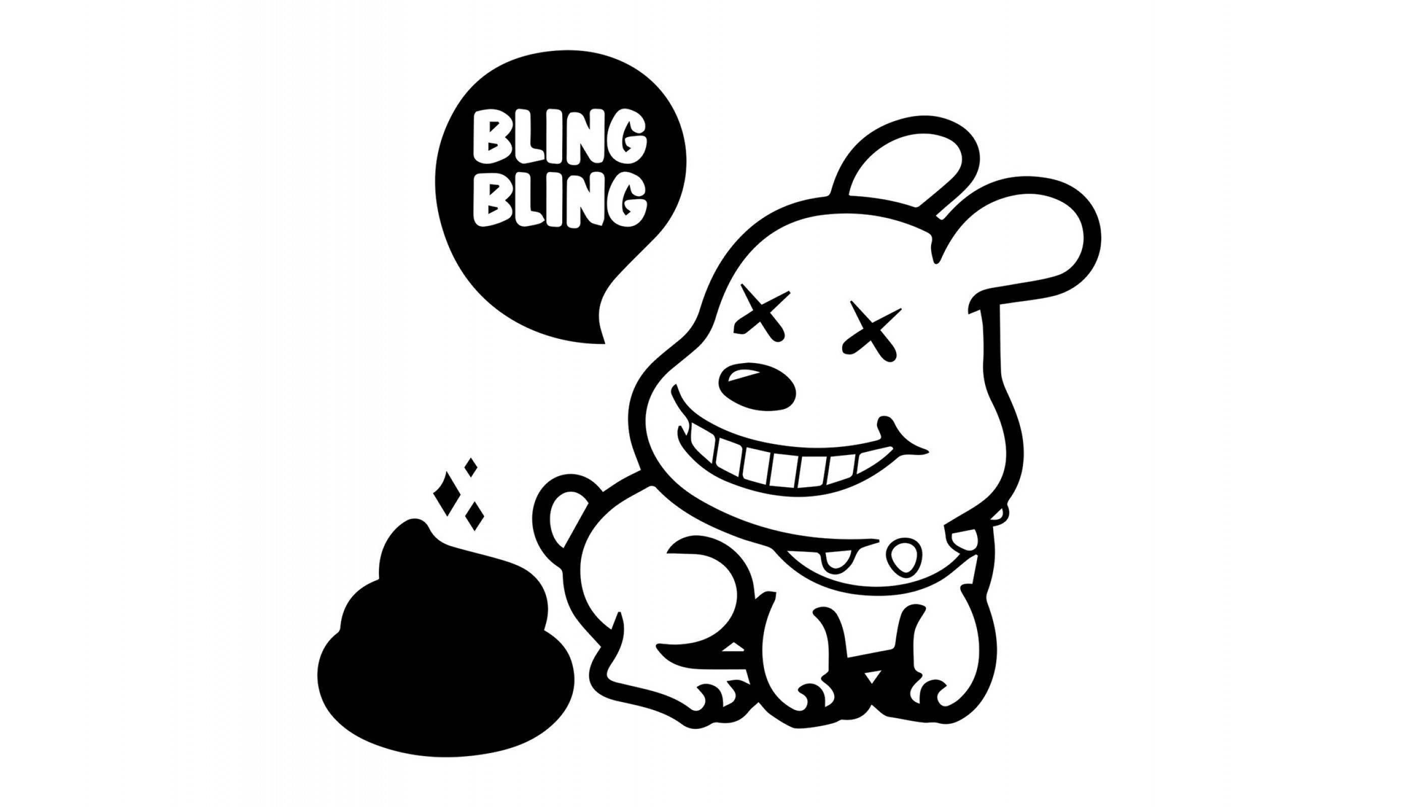 Bling Bling Dog decal Bling Bling Dog decal