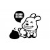 Bling Bling Dog decal Bling Bling Dog decal