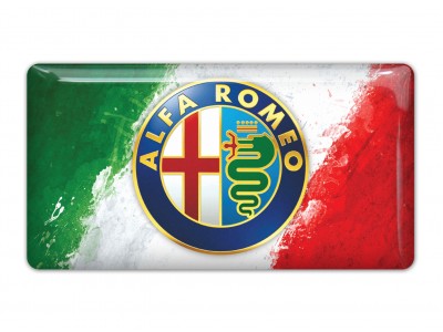 Alfa Romeo Italy Flag