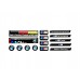 BMW black emblems set 