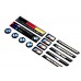 BMW black emblems set 