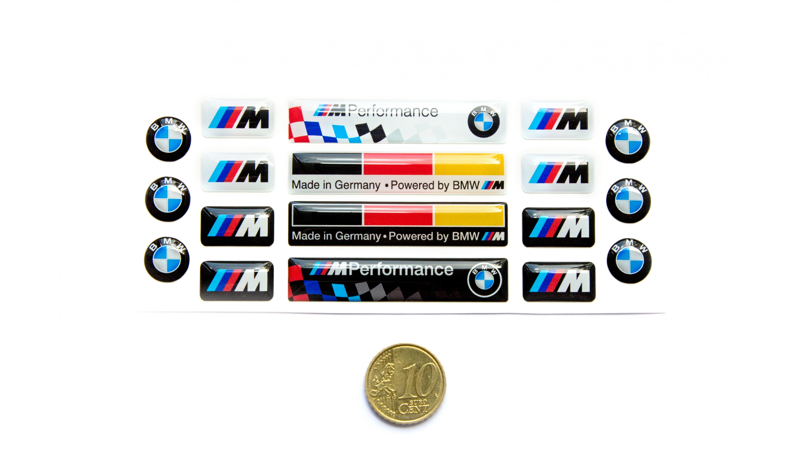 BMW Pin Badge BMW Fahrertraining geschwungene Form 