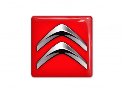 Citroen square red Citroen square red