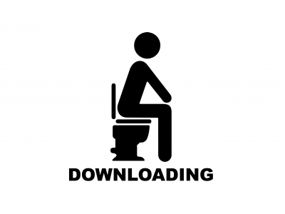 Downloading WC door decal