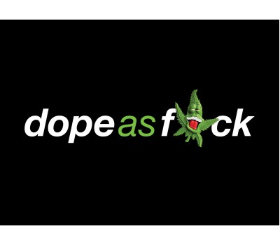 Dope as f*ck vinyl sticker