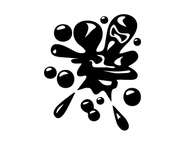 Paintball Splash decal
