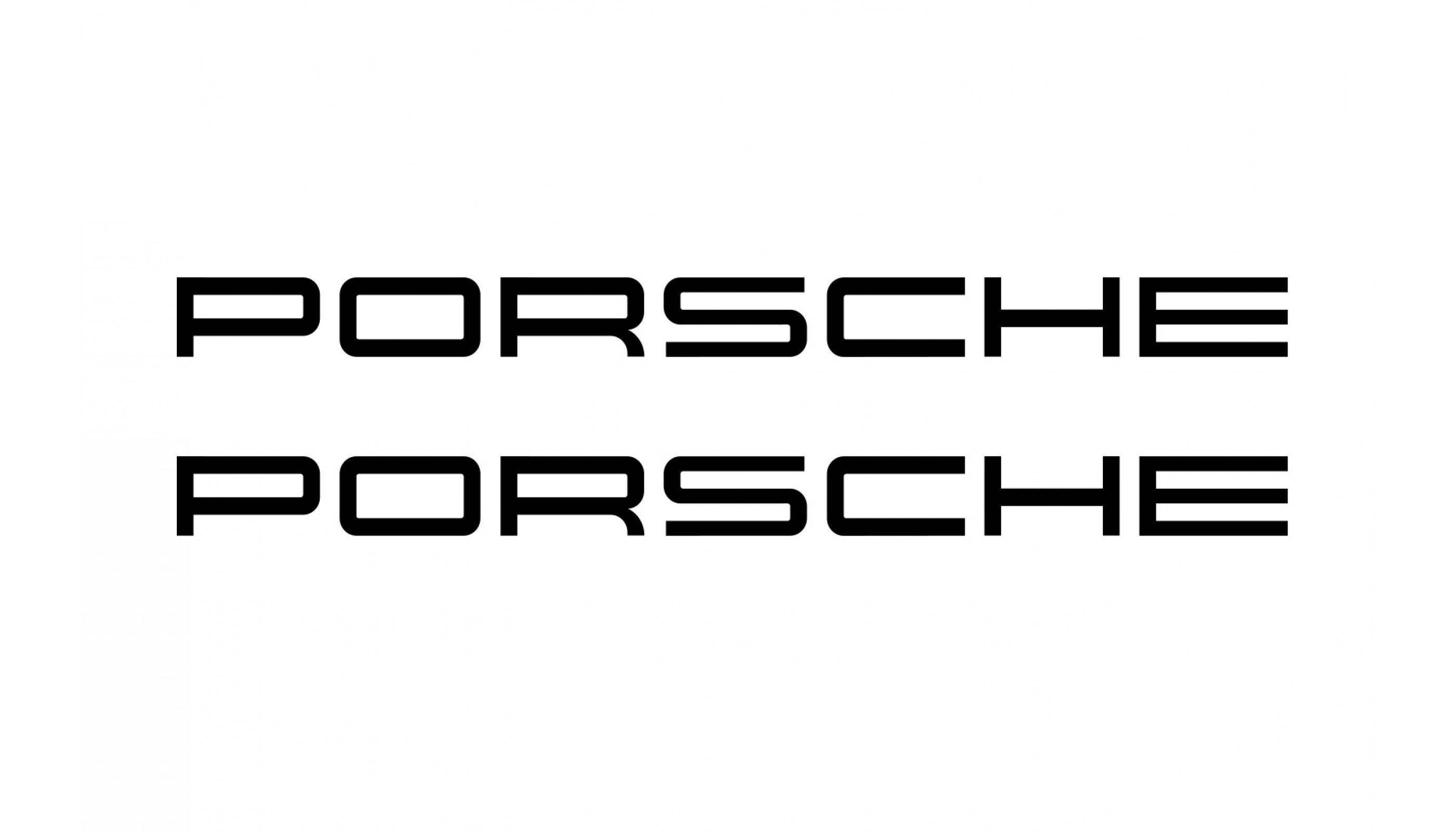 Porsche rear decals