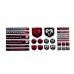 Dodge big black domed set