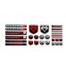 Dodge big black domed set