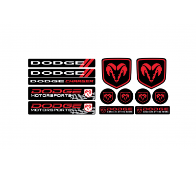 Dodge black domed set Dodge black domed set