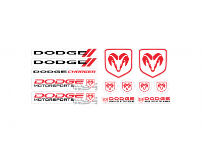 Dodge white domed set
