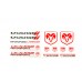 Dodge white domed set
