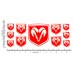 Dodge red domed emblems Dodge red domed emblems