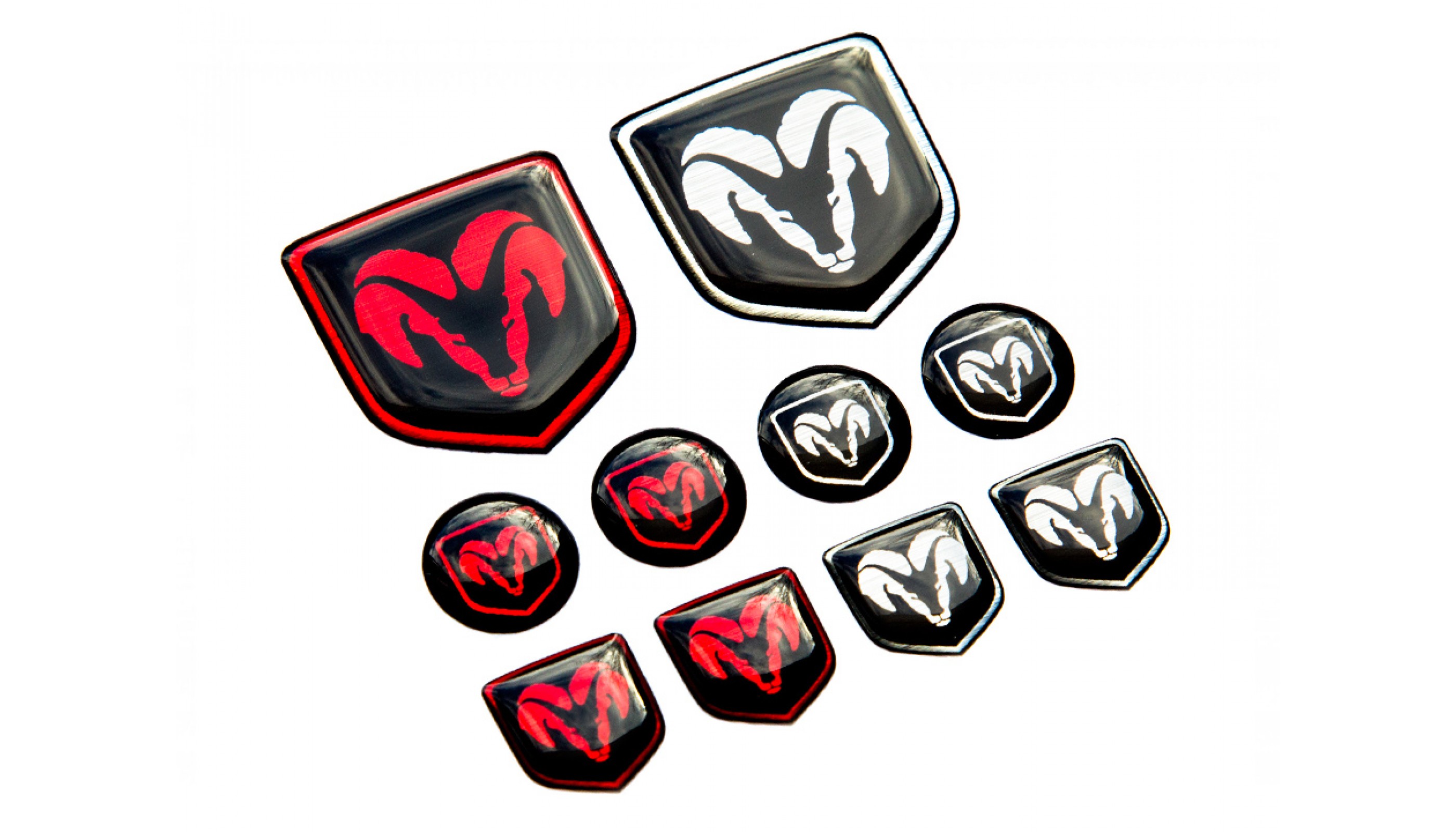 Dodge Black domed emblems Dodge Black domed emblems