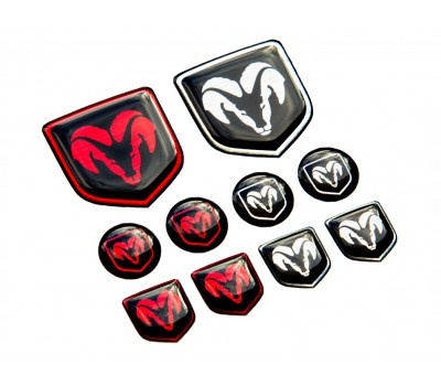 Dodge Black domed emblems Dodge Black domed emblems