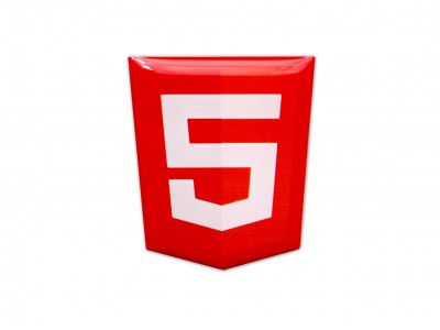 HTML5 domed emblem
