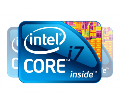 INTEL i7 domed emblems 3pcs