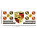 Porsche domed mix set