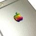 9pc Apple iPhone 6/6s colour rainbow domed emblems