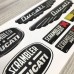 Ducati Scrambler 3d domed big sticker emblem set