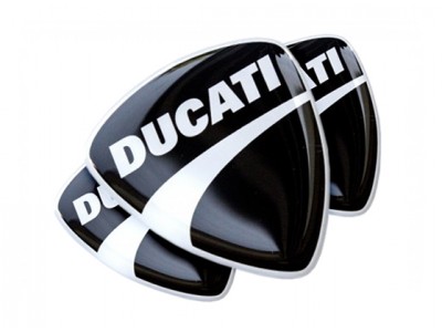 Ducati Black domed emblems Ducati Black domed emblems
