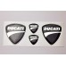 Ducati black emblems