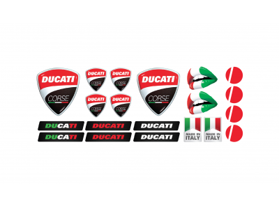 Ducati domed emblem big set