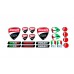 Ducati domed emblem big set
