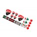 Ducati domed emblem big set