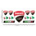 Ducati domed emblem set