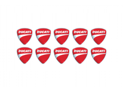Ducati domed small emblems