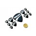 Ducati black domed emblems