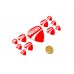 Ducati Red domed emblems