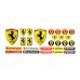 Ferrari domed emblems big set