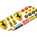 Ferrari domed emblems big set