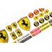 Ferrari domed emblems big set