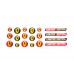 Ferrari domed key fob emblems 