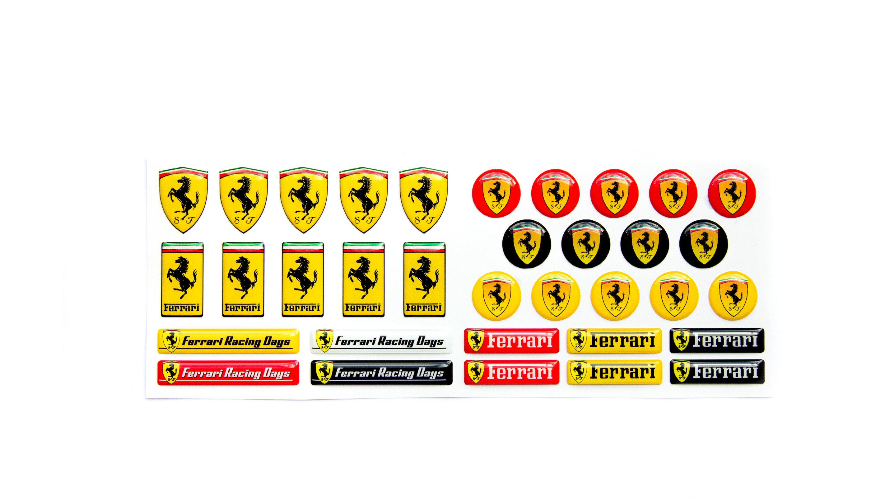Ferrari small emblems big set