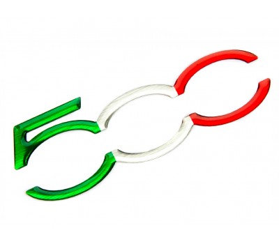 Fiat 500 domed emblems
