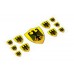 German Coat of Arms Shield domed emblems
