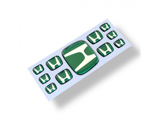 Honda green domed emblems