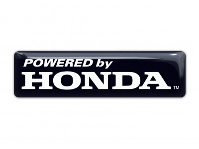 Powered by Honda black