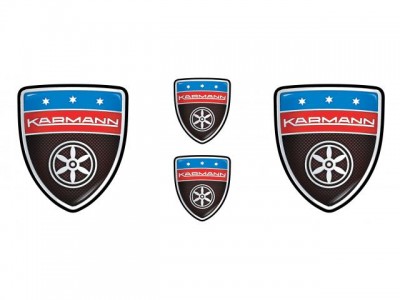 Karmann carbon emblems