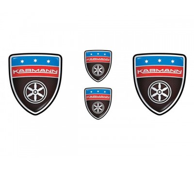 Karmann carbon emblems