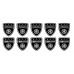 Karmann shield small black emblems