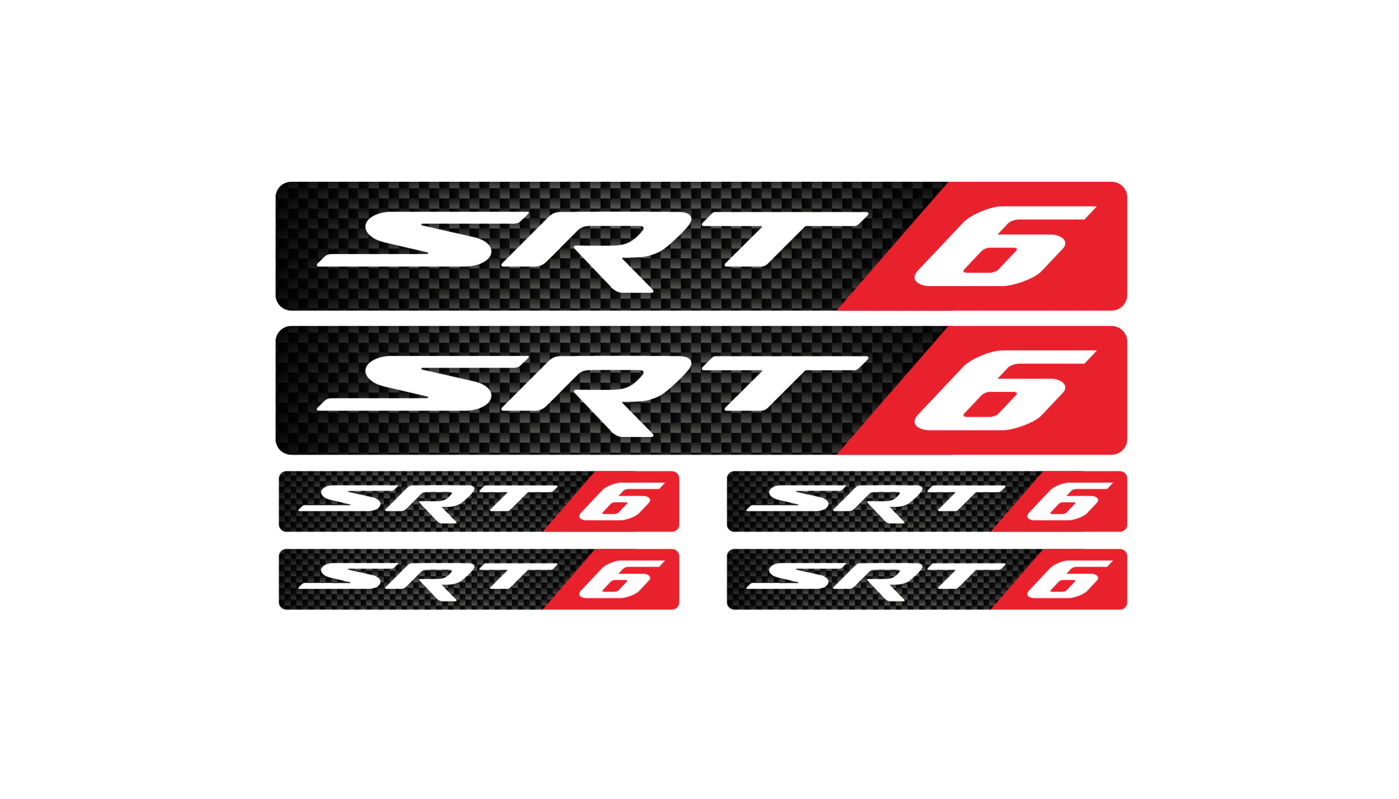 Crossfire SRT6 domed emblems