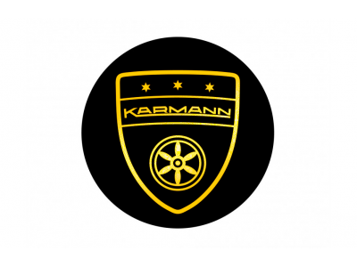 Karmann Gold black 69mm rims domed emblem